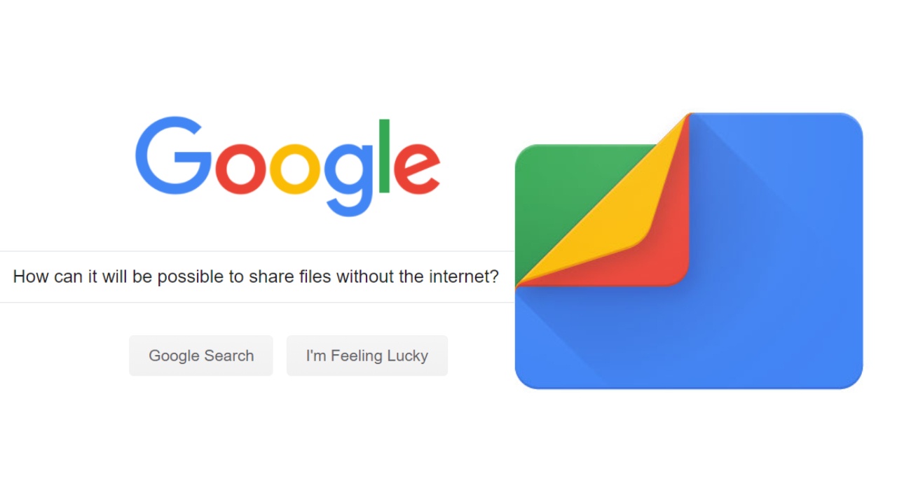 how can it will be possible to share files without the internet